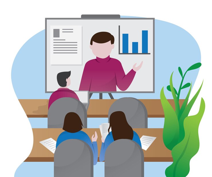 Vector business people illustrations collection of scenes with men and women taking part in business activities