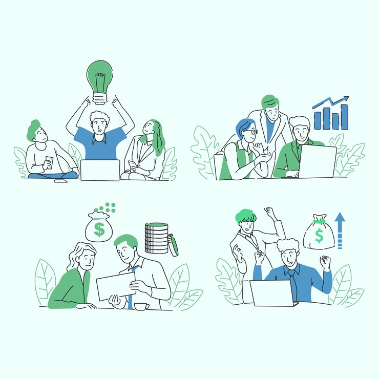 Business people ilustration