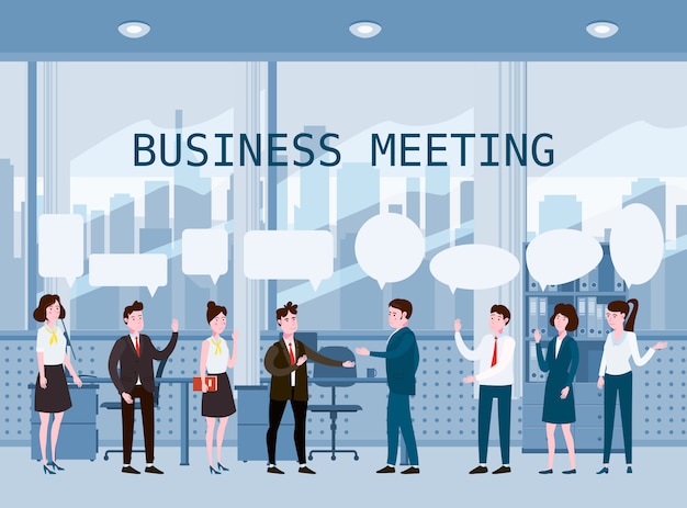 Business people meeting