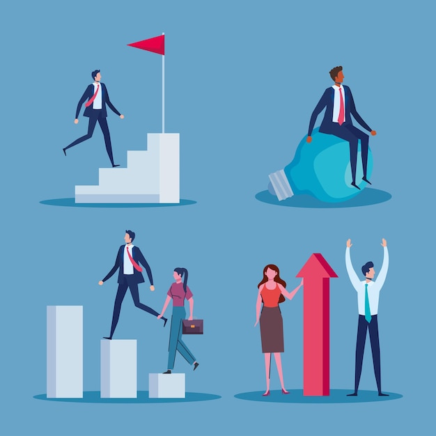 business persons six characters