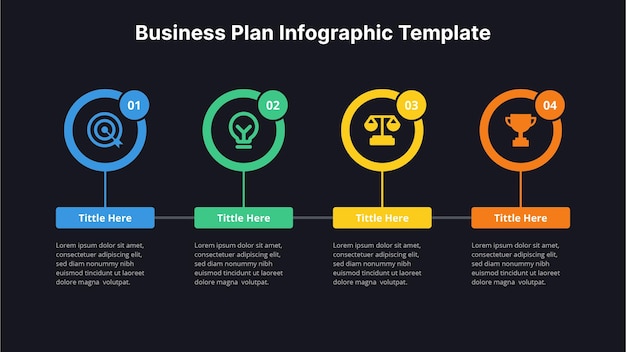 Business Plan Infographic Template 5 Steps Elements Infographic