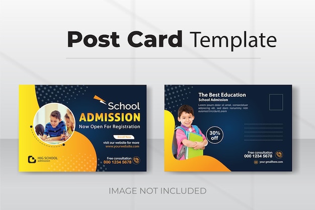 Business post card design