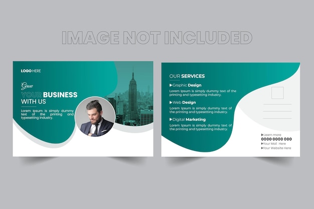 Business postcard design