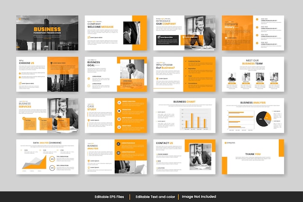 Business powerpoint presentation template