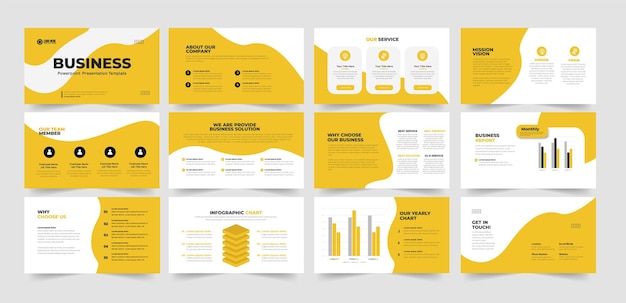 Business powerpoint template design