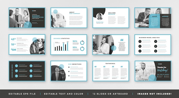 Дизайн брошюры бизнес-презентации, шаблон презентации или слайдер руководства по продажам