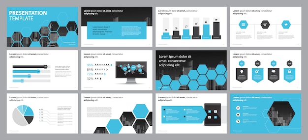  business presentation design and  brochure layout 