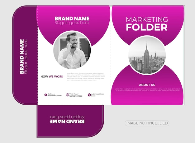 Business presentation folder design