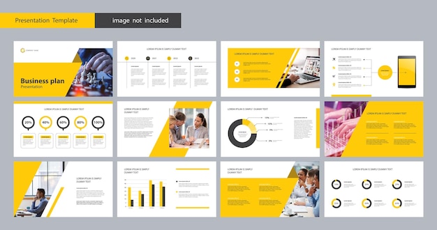 business presentation layout design template