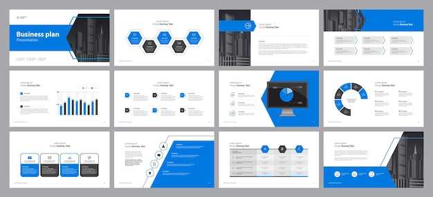 business presentation template design backgrounds