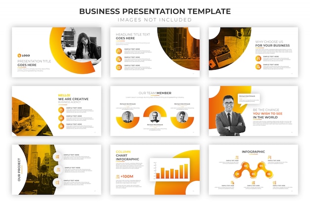 Business presentation template