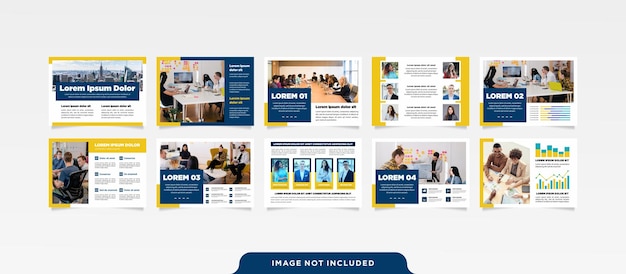 Business presentation template