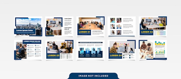Business presentation template