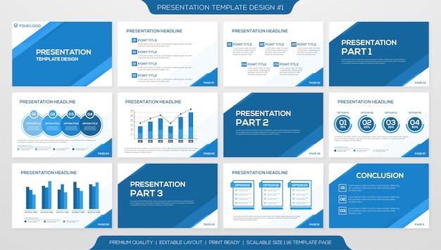 Business presentation template