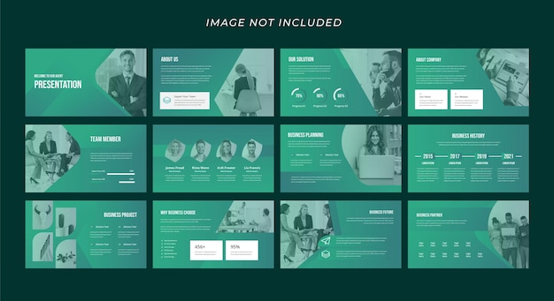 Business presentation templates