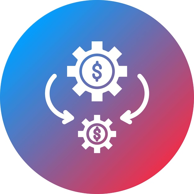 Business Process Automation icoon vector afbeelding Kan worden gebruikt voor No Code