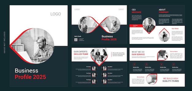 Business profile brochure design