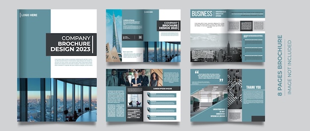 Business profile brochure template