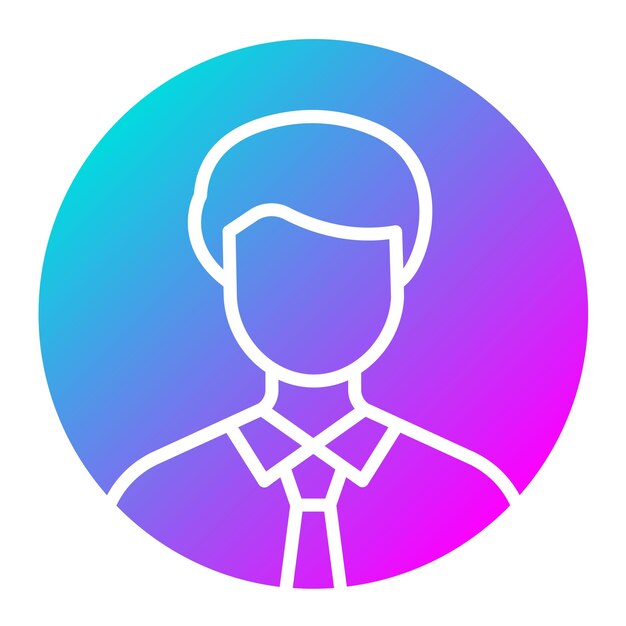 비즈니스 프로파일 터 일러스트레이션 스타일