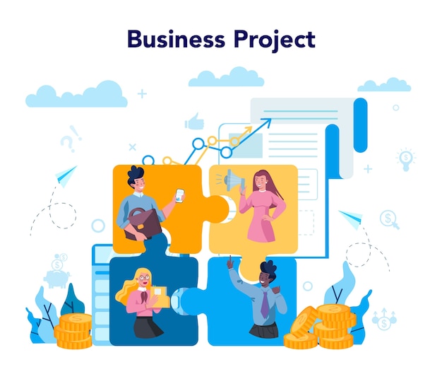 Business project concept