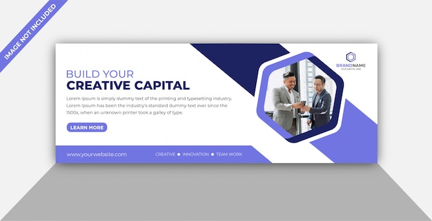 Business promotion facebook cover template