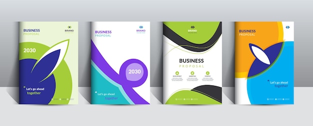 Business Proposal Catalog Cover Design Template adept for mulitpurpose Projects