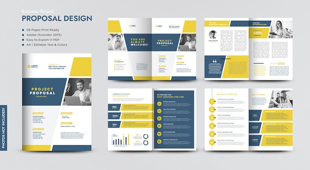 Business Proposal Design or Project Proposal Template or Business Plan Design