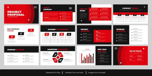 Vector business proposal powerpoint presentation template