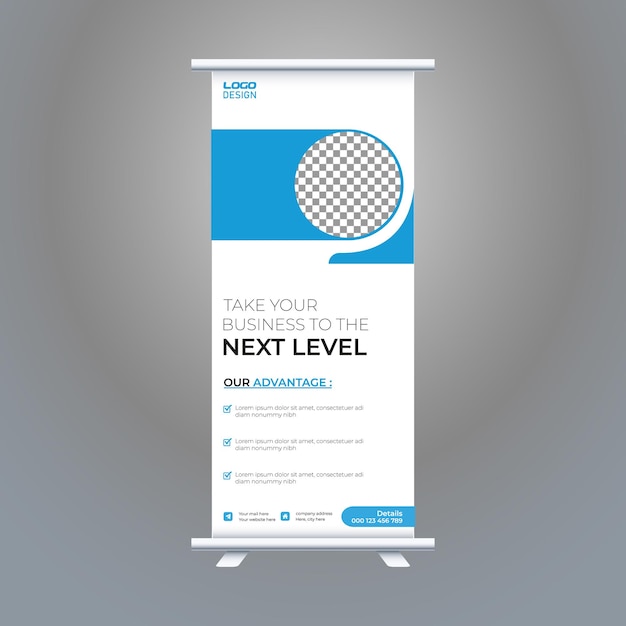 Business roll up banner design