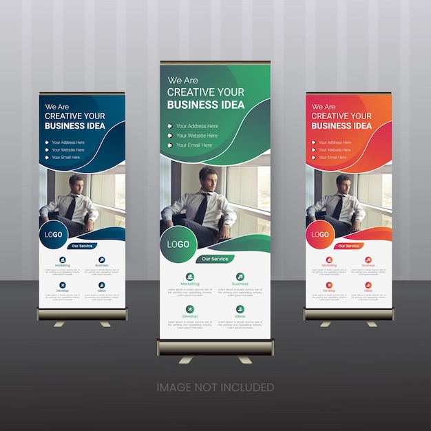 Business Roll Up Banner Design