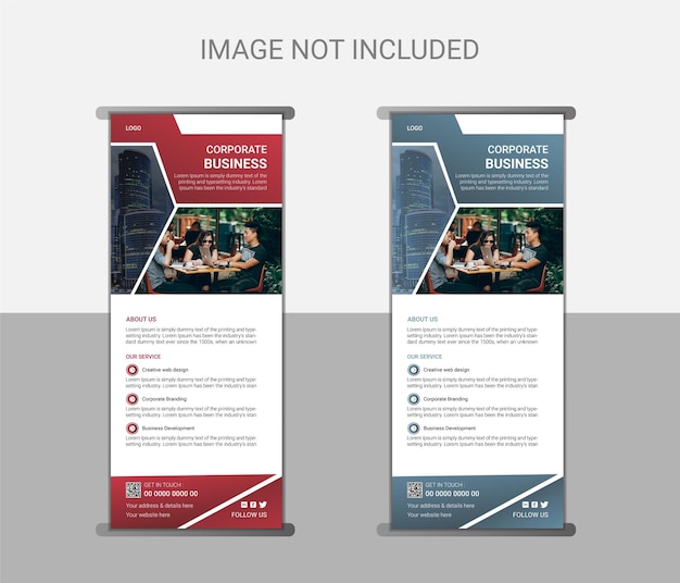 Business roll up banner design