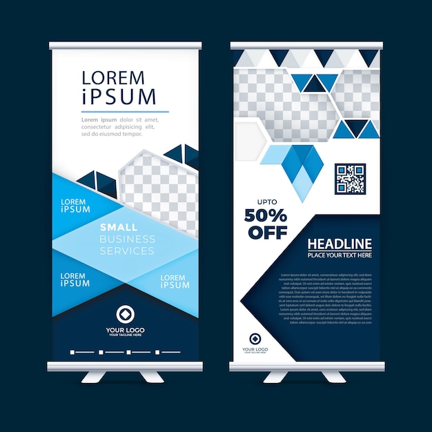 Business rollup Banner design Template