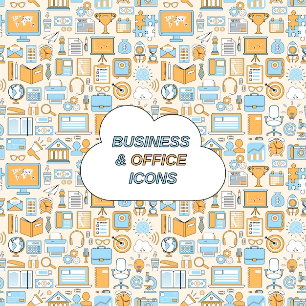 Business seamless pattern