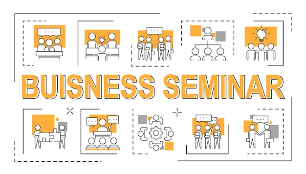 Business seminar banner