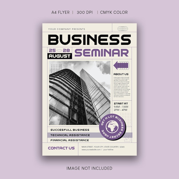 Business Seminar Flyer