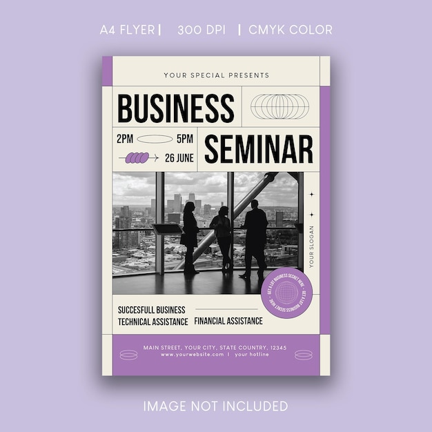 business seminar flyer
