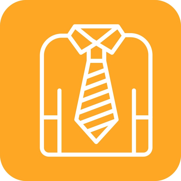 Business Shirt vector icoontje illustratie van Business icoonset