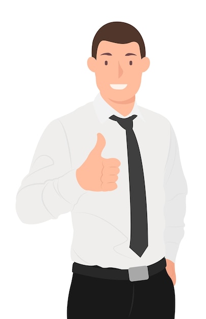 business showing thumbs up OK sign