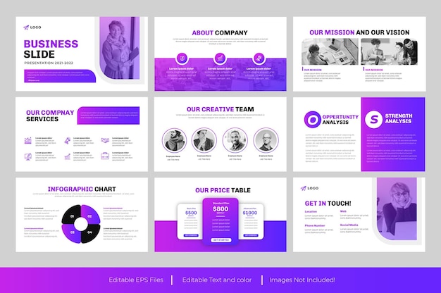 Дизайн презентации бизнес-слайдов PowerPoint