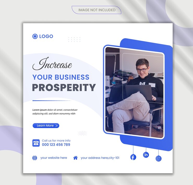 Business for social media post design