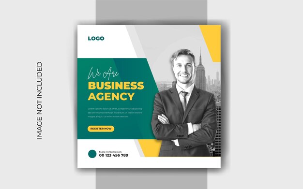Business social media post Digital marketing banner template