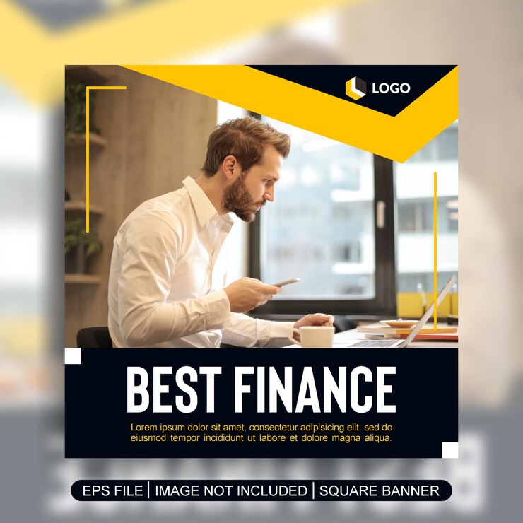 Vector business social media post template design