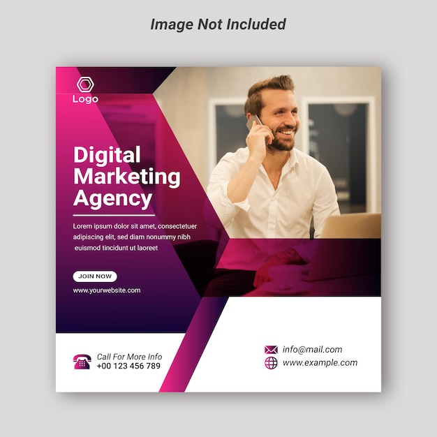Business social media postontwerp