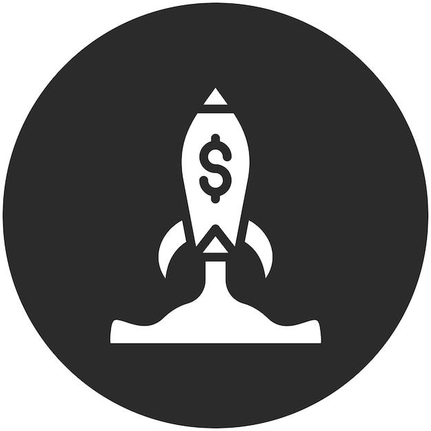 비즈니스 및 오피스 아이콘 세트의 비즈니스 시작 터 아이콘 일러스트레이션
