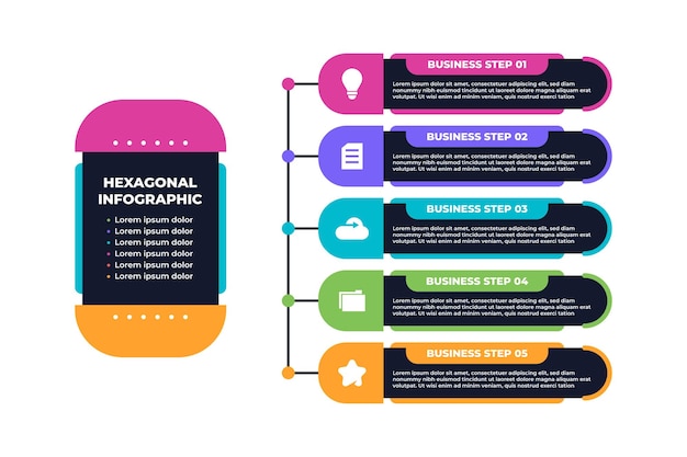 Business Strategy Infographic Template