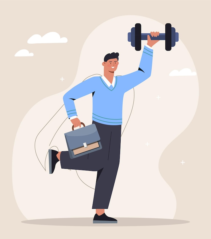 Vector business strengths concept