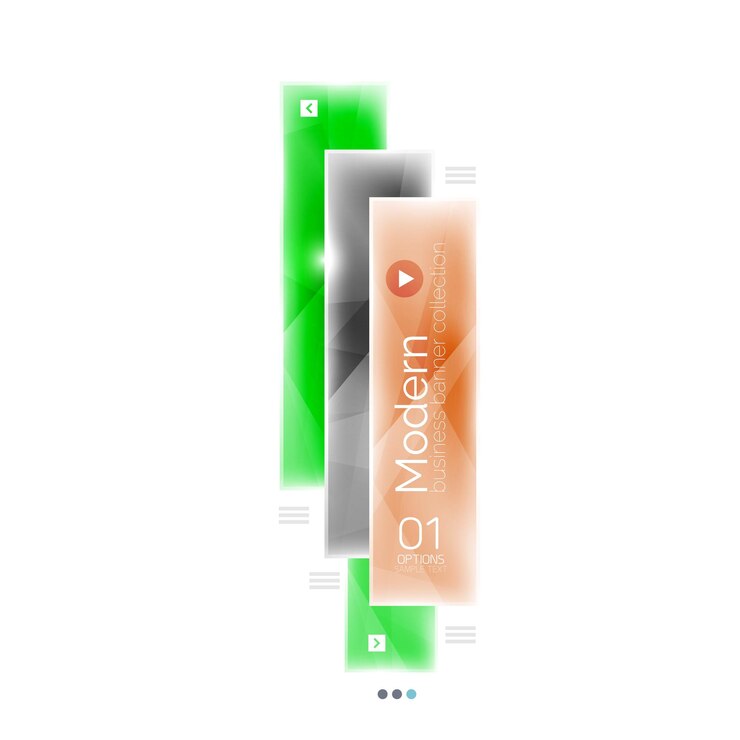 Vector business stripes geometric infographics box