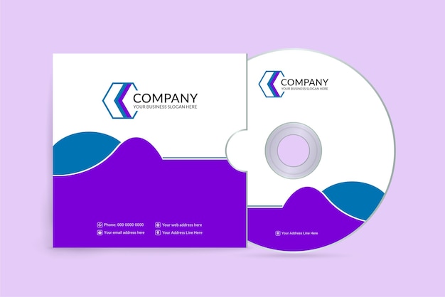 Business style corporate CD cover template