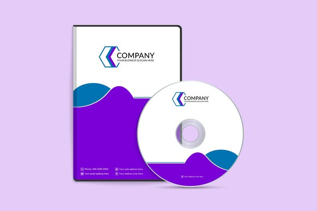 Business style corporate DVD cover template