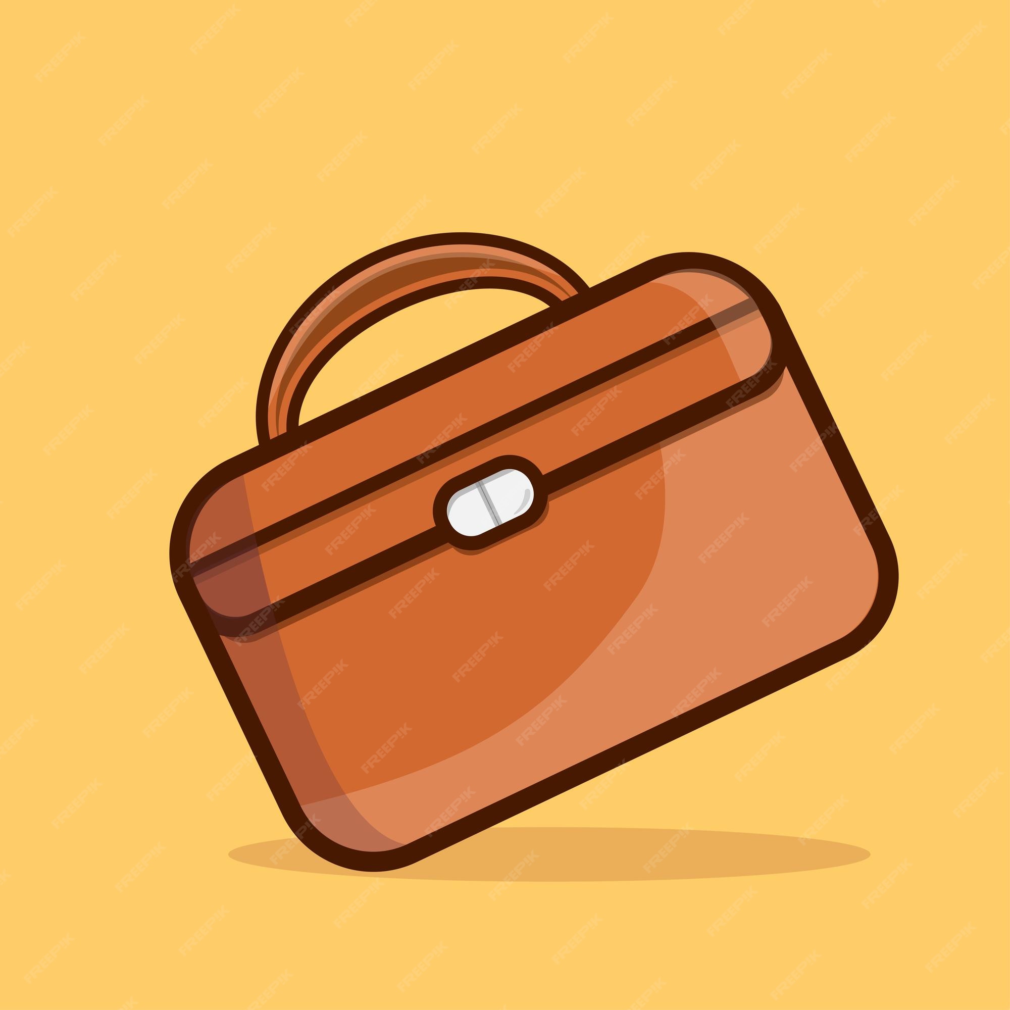 Premium Vector | Business suitcase cartoon vector icon illustration. business object icon concept isolated vector Premium Vector | Business suitcase cartoon vector icon illustration. business object icon concept isolated vector